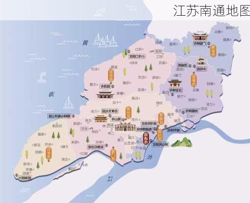 江苏南通地图