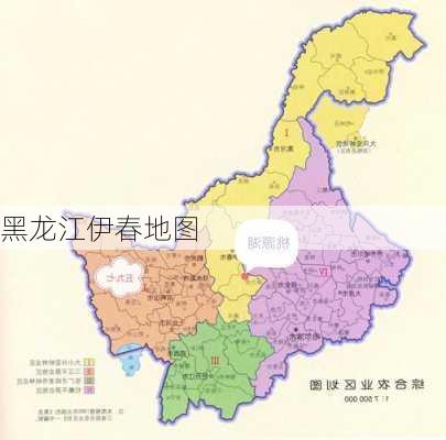 黑龙江伊春地图