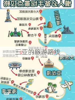 三亚的旅游路线