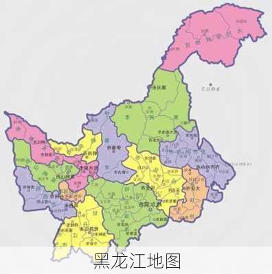 黑龙江地图