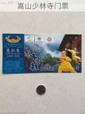 嵩山少林寺门票