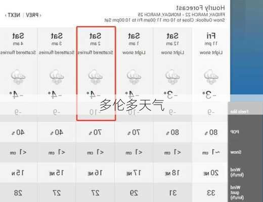 多伦多天气