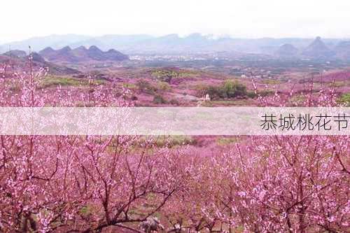 恭城桃花节